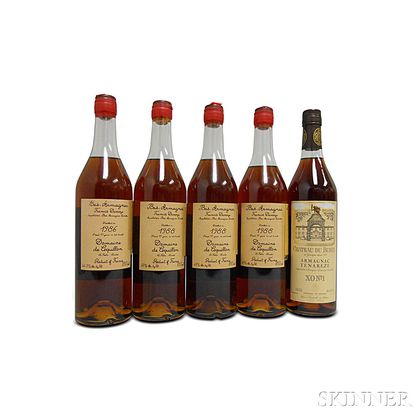 Mixed Armagnac, 5 750ml bottles 