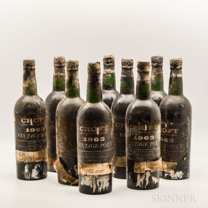 Croft 1963, 9 bottles 