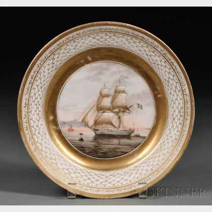 German Porcelain Cabinet Plate