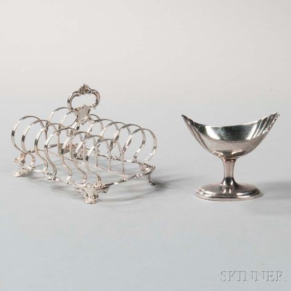 Two Pieces of British Sterling Silver Tableware