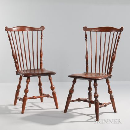 Pair of Fan-back Windsor Chairs