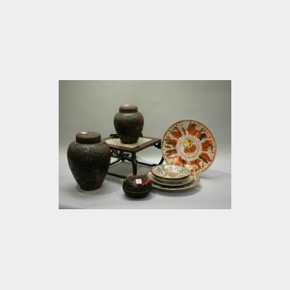 Nine Assorted Asian Decorative Items