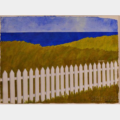 Judith Shahn (American, 1929-2009) Fence