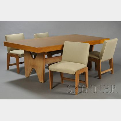 Custom Design Dining Table and Eight Chairs