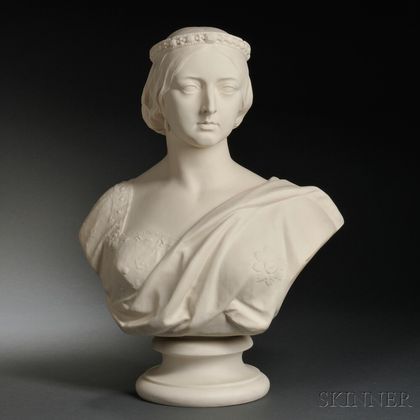Copeland Parian Bust of Queen Victoria