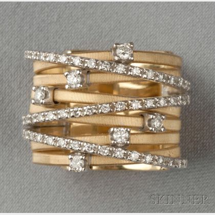 18kt Gold and Diamond "Goa" Ring, Marco Bicego