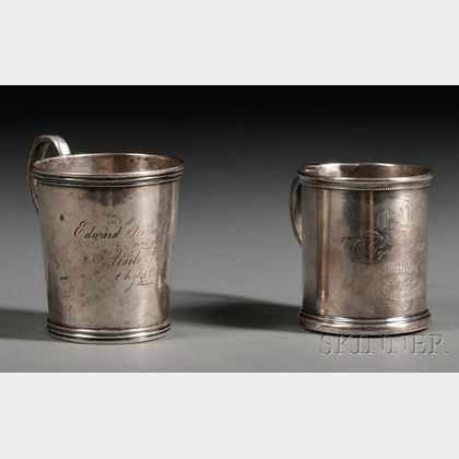 Two Silver Mugs
