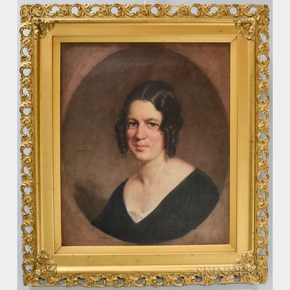 American School, 19th Century Portrait of Woman