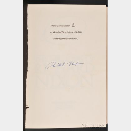 Nixon, Richard (1913-1994),Signed Copy