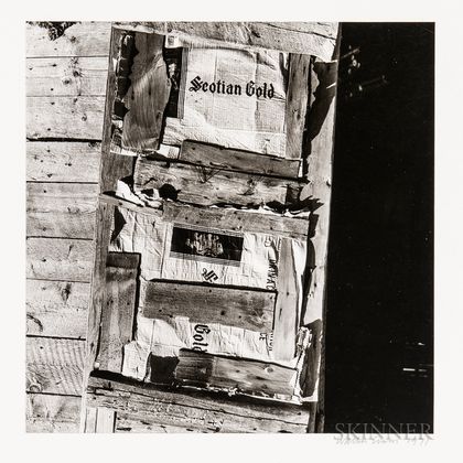 Walker Evans (American, 1903-1975) Barn Door, Nova Scotia