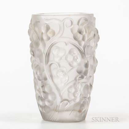 Rene Lalique Raisins Vase