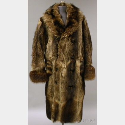 Men's Marshall Field & Co. Heavy Fur Coat