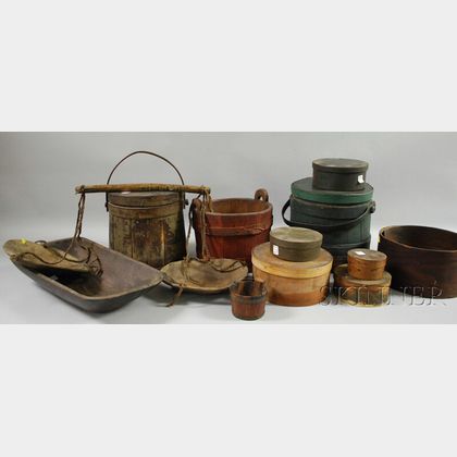 Group of Country Wooden Items