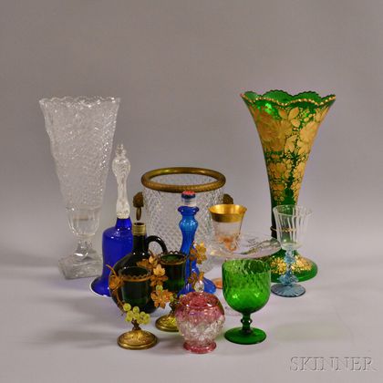 Thirteen Glass Vessels