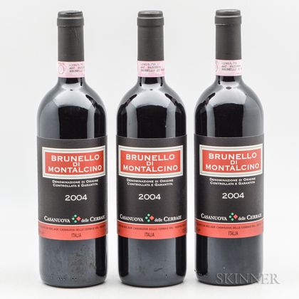 Casanuova Cerbaie Brunello di Montalcino 2004, 3 bottles 