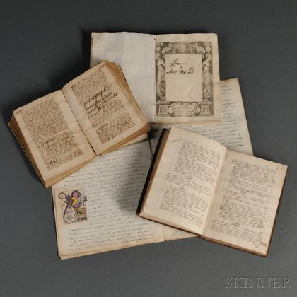 Western Manuscripts in Latin, Three Volumes (1643-1769):