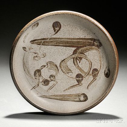 Peter Voulkos (1924-2002) Ceramic Dish 