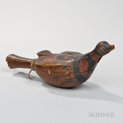Sold at auction Nootka or Salish Carved Wood Rattle Auction Number ...