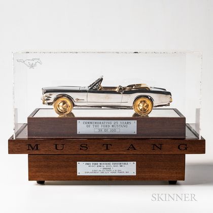 25th Anniversary 1/8 Scale Model of a 1965 Ford Mustang