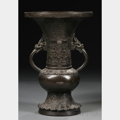 Bronze Zun Vase