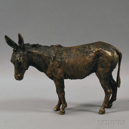 Bronze Figure of a Donkey