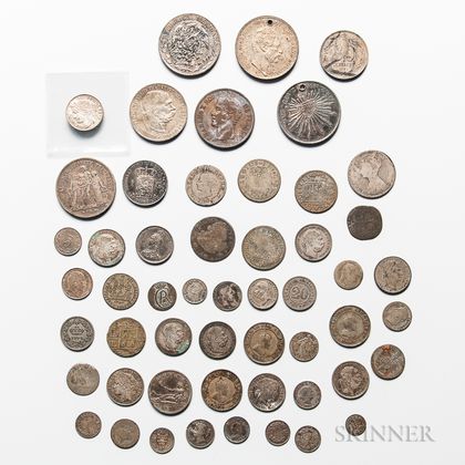 Group of 18th and 19th Century Silver Coins