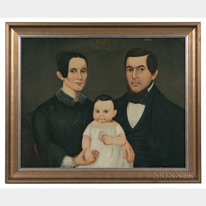 American School, 19th Century Portrait of the Church Family