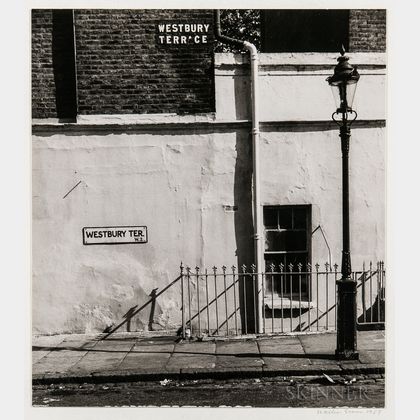 Walker Evans (American, 1903-1975) Westbury Terrace, London