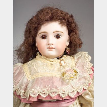 Large Closed Mouth 137 Bisque Socket Head Doll
