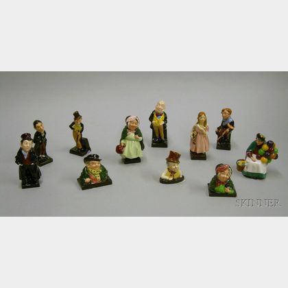 Eleven Royal Doulton Ceramic Character Figures