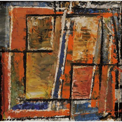 Leonard Kazor (American, 1917-2000) Abstract Squares