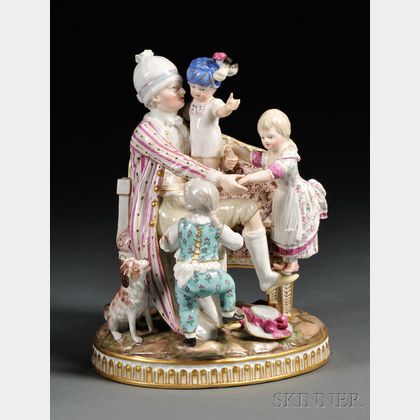 Meissen Figural Group The Good Father