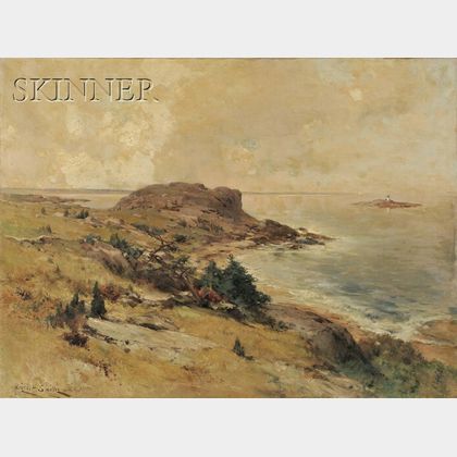 George Henry Smillie (American, 1840-1921) Coastal Scene