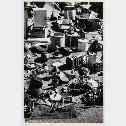 Walker Evans (American, 1903-1975) Flea Market Offerings, Possibly New York City