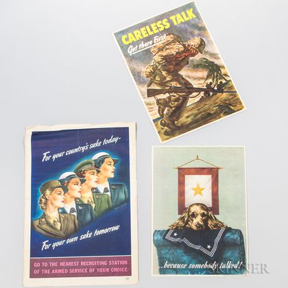 Three World War II Posters