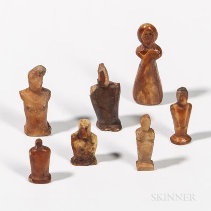 Seven Eskimo Torso Figures