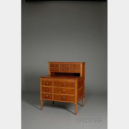 Shaker Pine and Birch Sewing Desk