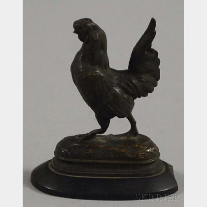 Bronze Cabinet Rooster