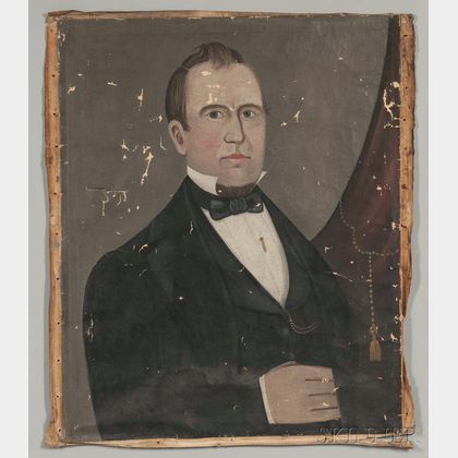 Prior/Hamblen School, 19th Century Portrait of a Gentleman