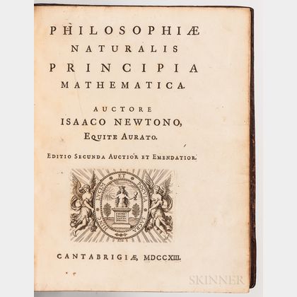 Newton, Sir Isaac (1643-1727) Philosophiae Naturalis Principia Mathematica.