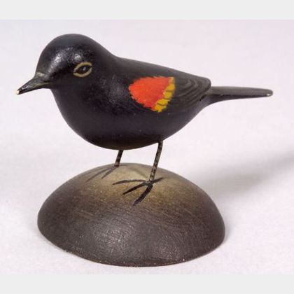 Miniature Red-Winged Blackbird