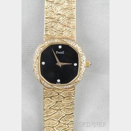 18kt Gold and Diamond Wristwatch, Piaget