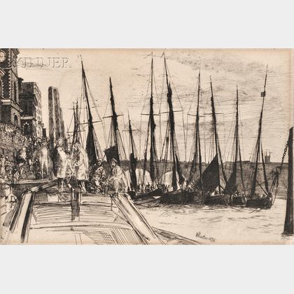 James Abbott McNeill Whistler (American, 1834-1903) Billingsgate