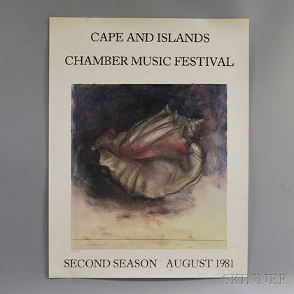 After Jim Dine (American, b. 1935) Cape and Islands Chamber Music Festival, Second Season, August 1981