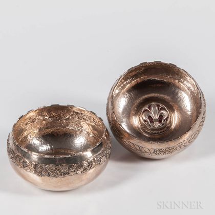Two George V Sterling Silver Bowls