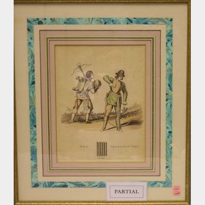 Three Framed Decorative Prints of Soldiers and Knights
