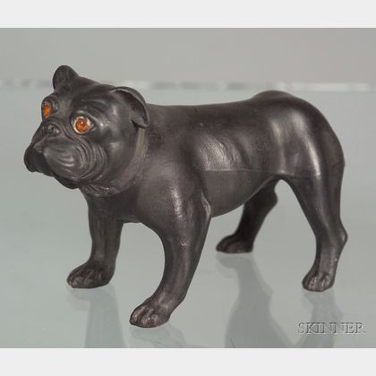 Wedgwood Black Basalt Bulldog