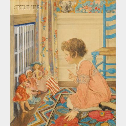 Elizabeth Shippen Green (American, 1871-1954) School for Dollies