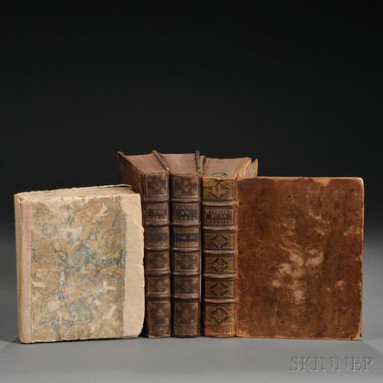 Medical Books, 18th Century, Three Titles in Four Volumes.
