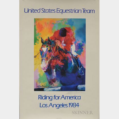 Two Posters from the 1984 Los Angeles Olympics: Lynda Benglis (American, b. 1941),Untitled